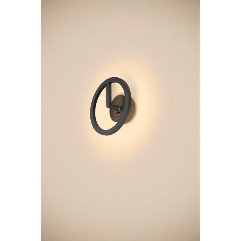 SLV LED Wandlamp | 10W 3000K 950lm 830 | IP54 Sensor Zwart thumbnail 2