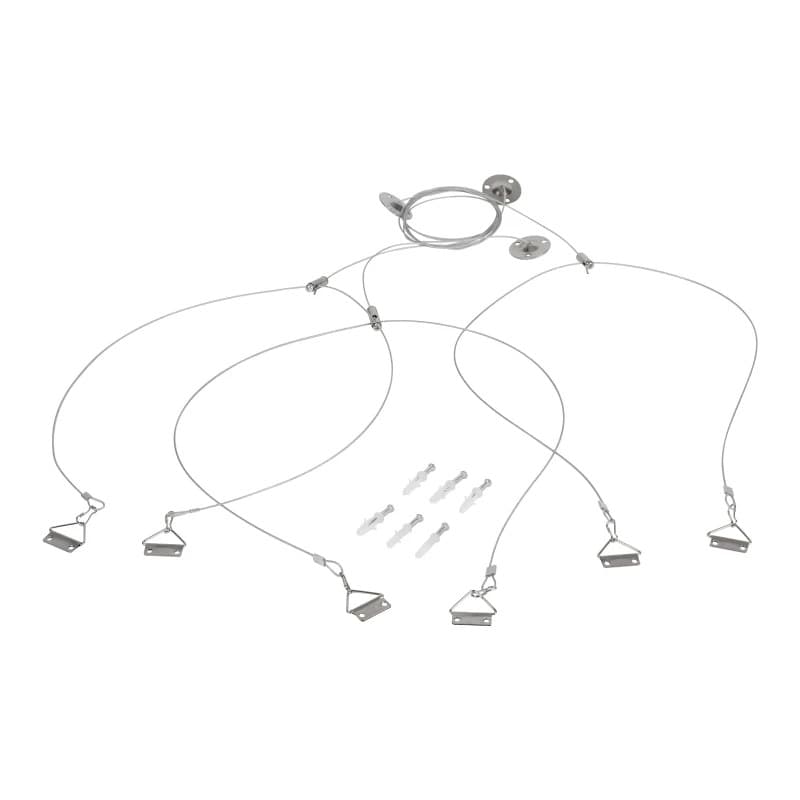 Prolumia Onderdeel | Pendelset 3 x staalkabel / 150 cm, t.b.v. Ecopanel 295x1195mm | 40000069