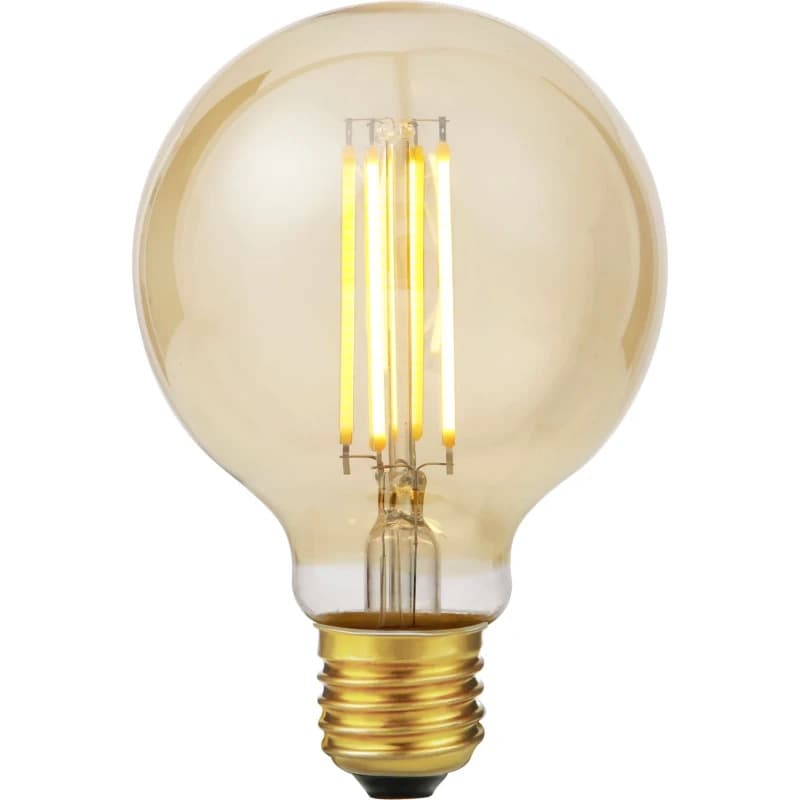 SPL E27 LED Globelamp | 6.5W Goud 2200K 220V/240V 922 | 360° Dimbaar thumbnail 2