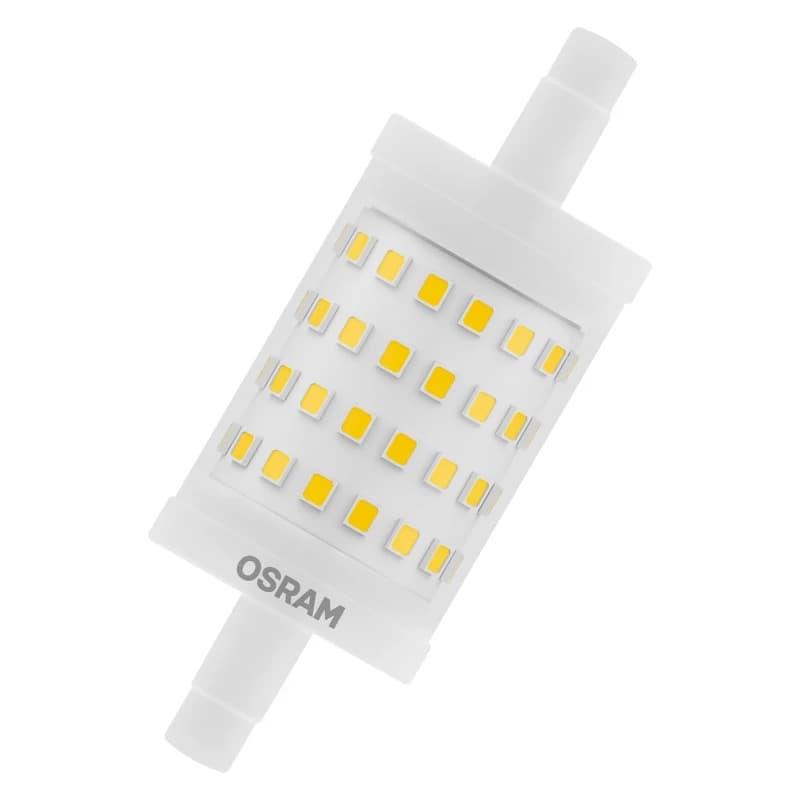 6x Osram R7s LED Buislamp | 9.5W 2700K 220V/240V 827 1055Lm | 300° Dimbaar 78mm