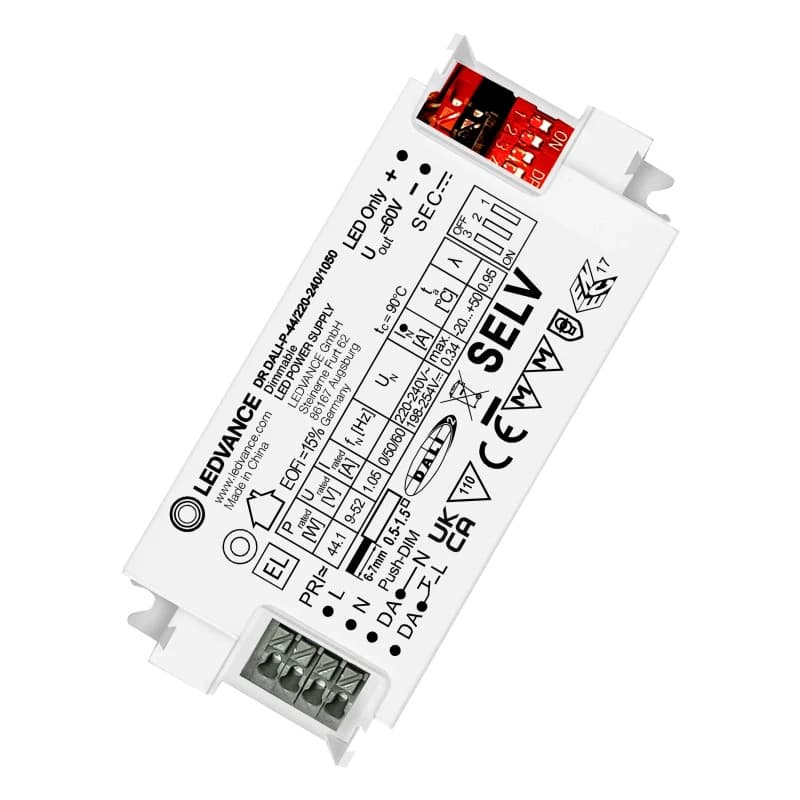 Ledvance LED Driver | LED DRIVER DALI PERFORMANCE GEN 2 -44/220-240/10509V/52V | DALI Dimbaar IP20