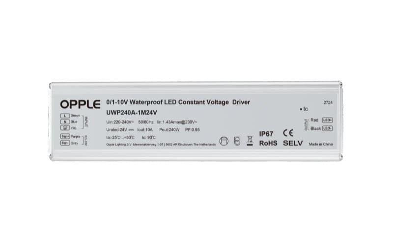 Opple LED Driver | 240W 24V | DALI Dimbaar IP67