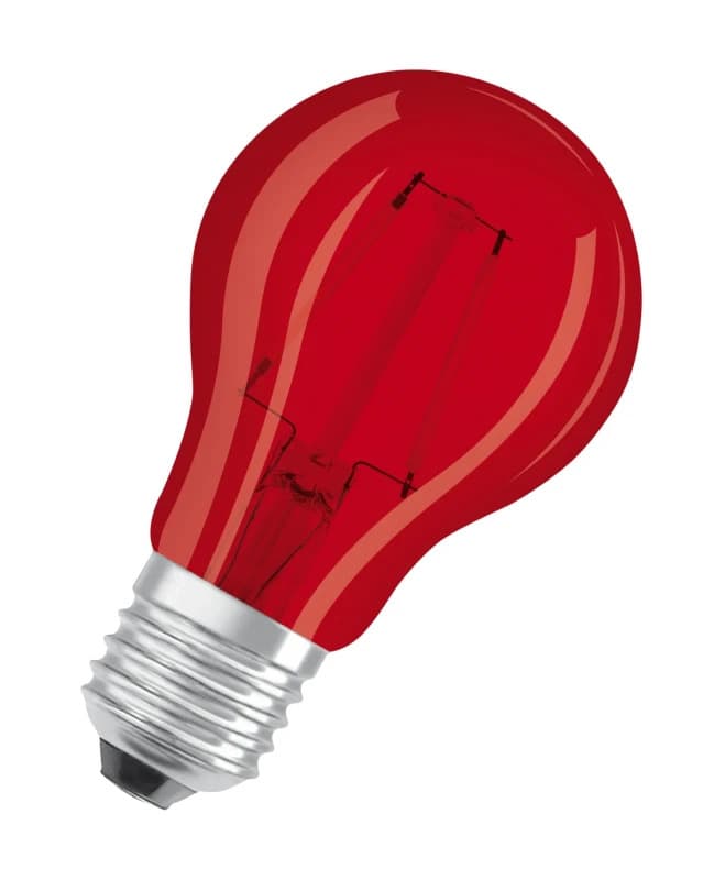 Osram E27 LED Lamp | 2.5W Rood 220V/240V 410 45Lm | 300°