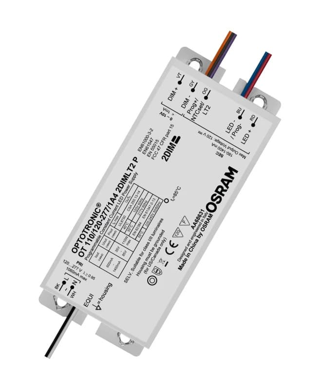 Osram LED Driver | 600mA/1400mA 110W 35V/85V | 1-10V Dimbaar IP64 thumbnail 2