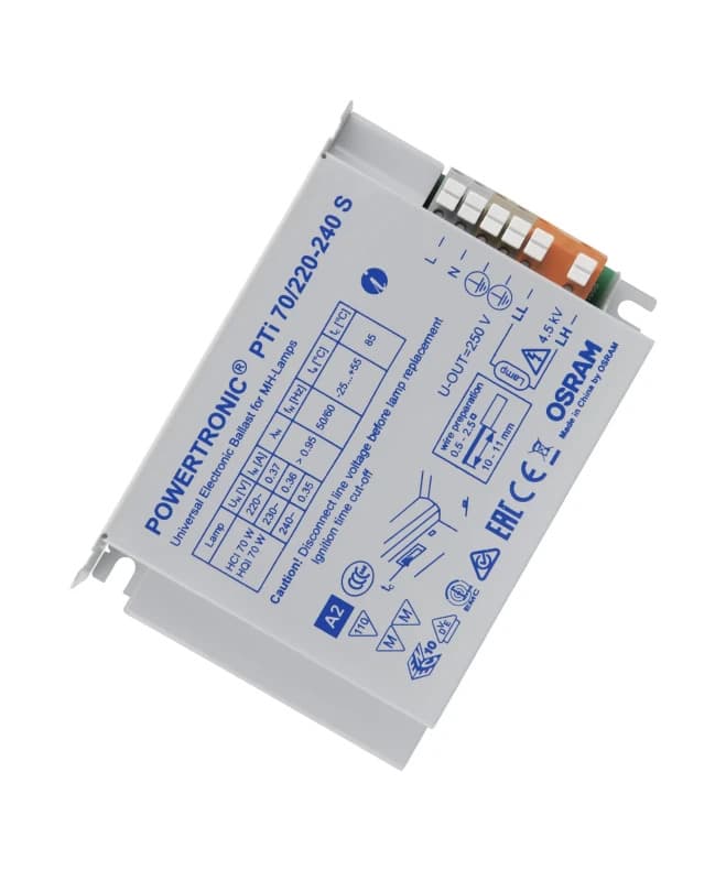 Osram POWERTRONIC Voorschakelapparaat | 1X 70W IP20