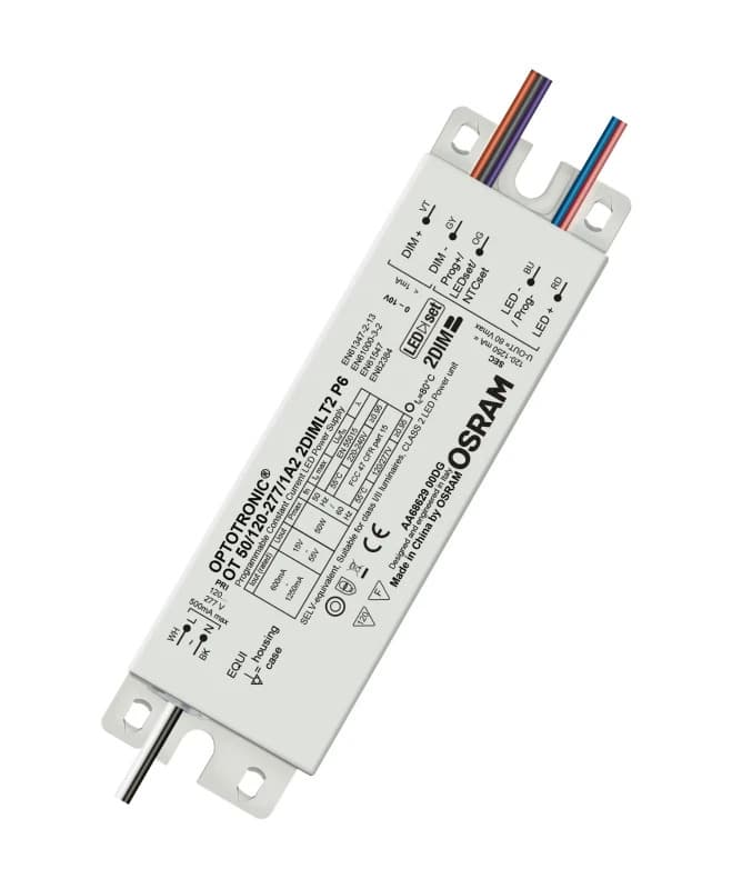 Osram LED Driver | 600mA/1250mA 50W 20V/55V | 1-10V Dimbaar IP64