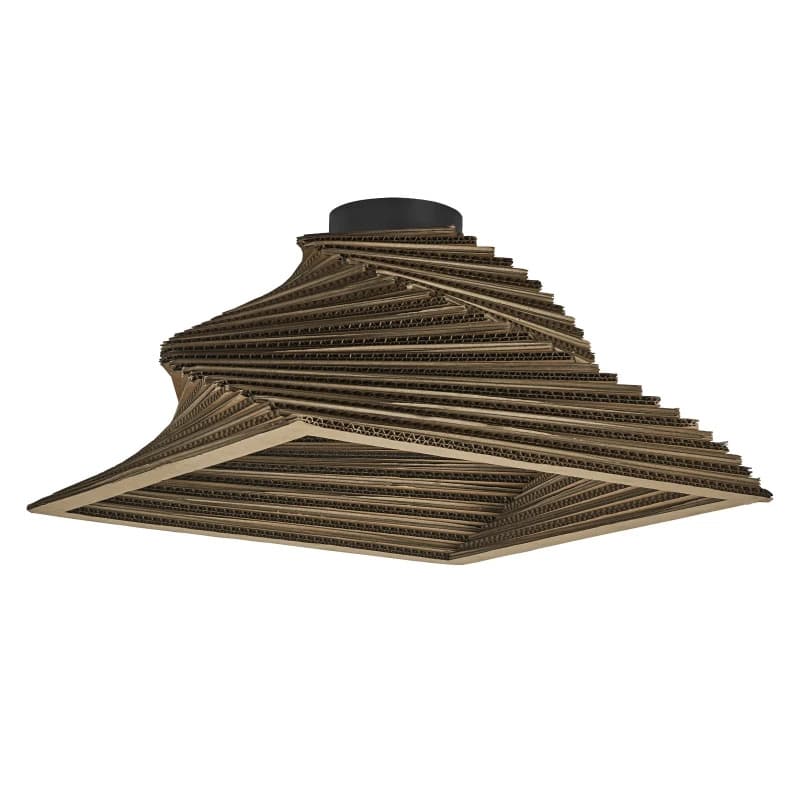 Ledvance LED Armatuur E27 | Decor Cardboard Square Ceiling Turn E27 Brown