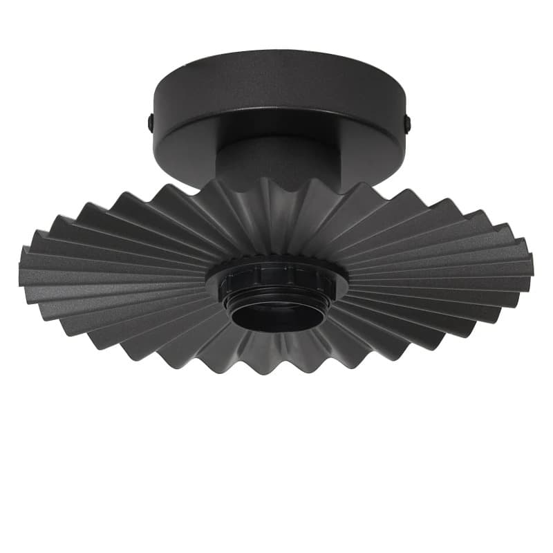 Ledvance LED Armatuur E27 | Decor Plisse Ceiling E27 Dark Grey