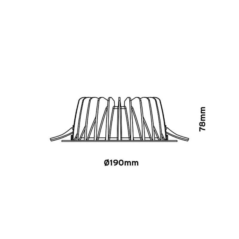 ELP DownlighterØ165 20W 2400lm 830-PW 500mA GI 60dgr White thumbnail 2
