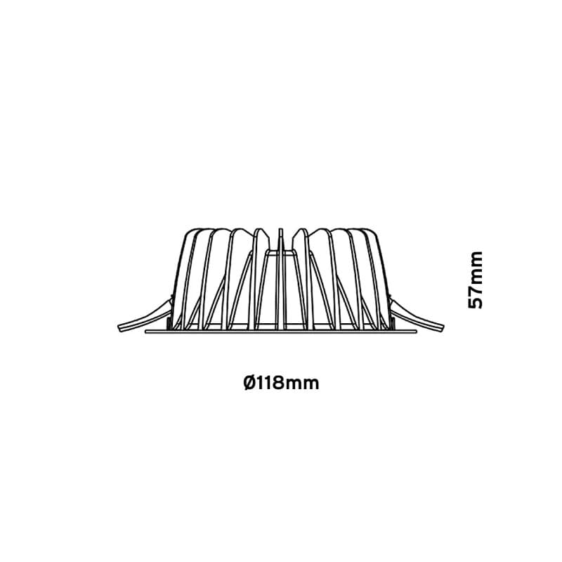 ELP DownlighterØ90 8W 1100lm 830-PW 225mA GI 60dgr White thumbnail 2