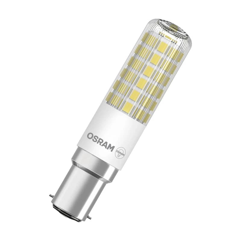 4x Osram B15d LED Buislamp | 6.5W 2700K 220V/240V 827 806Lm | 320°