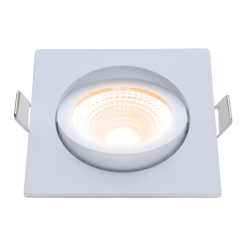 EcoDim LED InbouwspotØ75mm | 5W 2000K/3000K 450Lm | 920/930 IP54 | Dimbaar