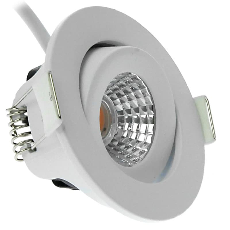 EcoDim LED InbouwspotØ55mm | 5W 2700K 450Lm | 927 IP54 | Dimbaar
