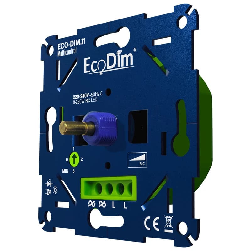 EcoDim Dimmer | multicontrol led dimmer universeel 0-250w fase afsnijding thumbnail 2