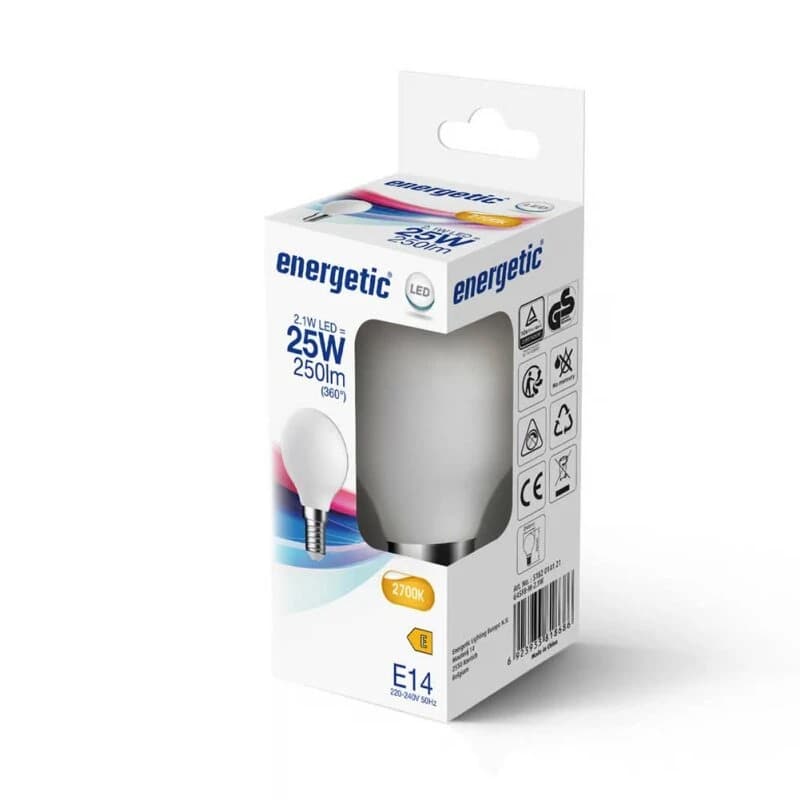 Energetic E14 LED Lamp | 3W 2700K 250Lm | 827 thumbnail 2