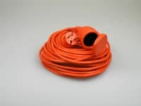 VB Extend Verlengsnoer 20 meter 2x1,5mm H05VV-F + klep oranjetuinkabel IP44 + kinderbeveiliging 2x1.5