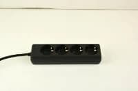 VB Extend Stekkerdoos | TCD 4V + RA 3 meter 3x1.5mm² zwart4-voudig - 3 meter thumbnail 2