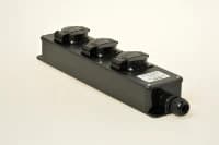 VB Extend Verdeelblok | VD16 verdeelblok 3-voudig zwart3Voudig VD16 wcd monteerbaar thumbnail 2