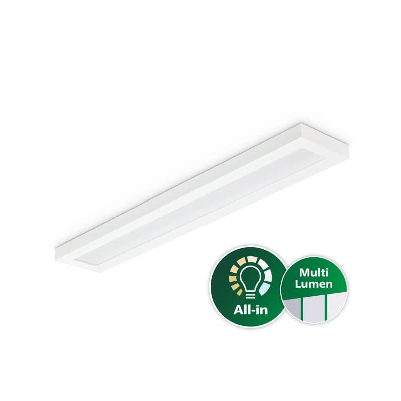 Philips LED Opbouw Armatuur | 38.5W 3000K 5700Lm 830 | IP20 DALI Dimbaar | CoreLine