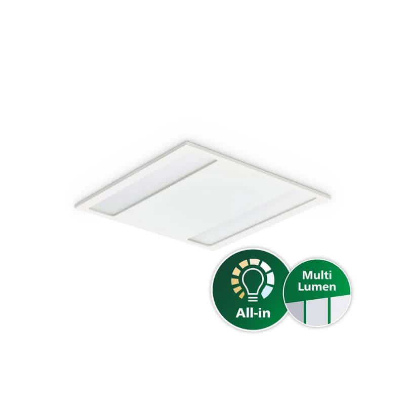 Philips LED Paneel 60X60cm | 38.5W 4000K 6000Lm 840 | IP20 DALI Dimbaar | CoreLine