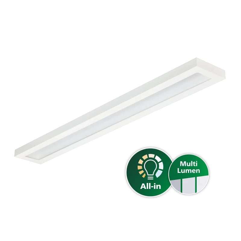 Philips LED Opbouw Armatuur | 43.5W 4000K 6800Lm 840 | IP20 DALI Dimbaar | CoreLine