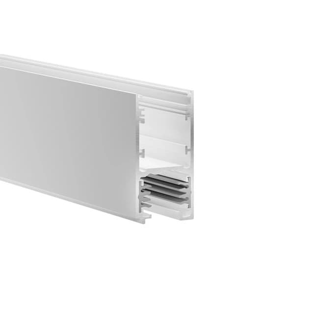 Concord Spanningsrail | lytespan h-rail dubbel 3m wit 9000-3/w-h