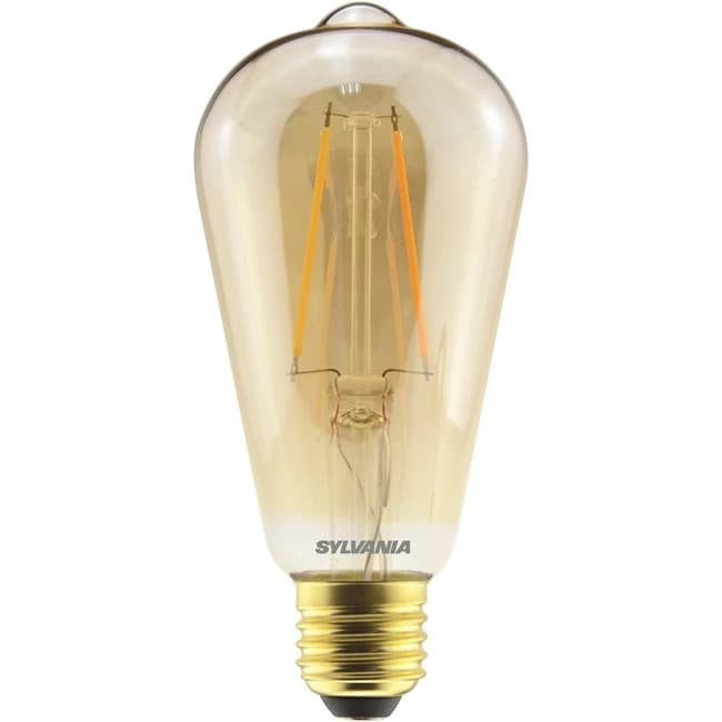 6x Sylvania E27 LED Lamp | 4.5W 2500K 420Lm 230V | 825 | ToLEDo Retro