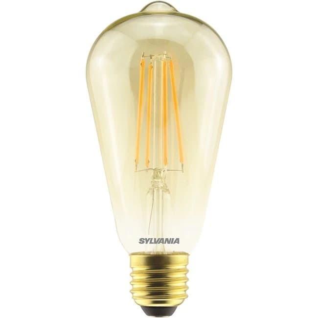 6x Sylvania E27 LED Lamp | 6W 2500K 560Lm 230V | 825 Dimbaar | ToLEDo Retro