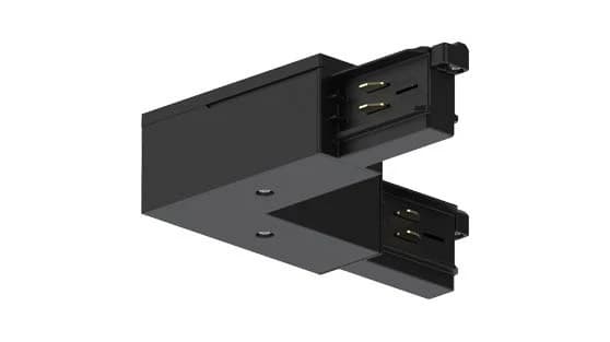 Sylvania Onderdeel | Koppeling/verbinder L-vorm | onetrack l-voeding(binnen) 3-fase zwart 9011-4/b