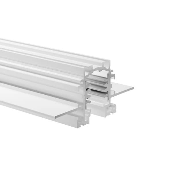 Concord Spanningsrail | lytespan trimless inbouw 1m wit 9000-1/w-tr