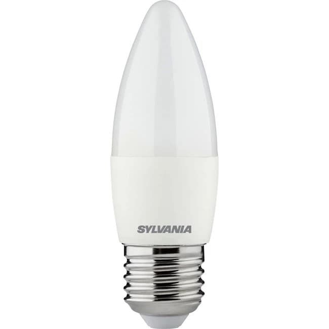 6x Sylvania E27 LED Lamp | 6.5W 2700K 806Lm 230V | 827 | TOLEDO CANDLE