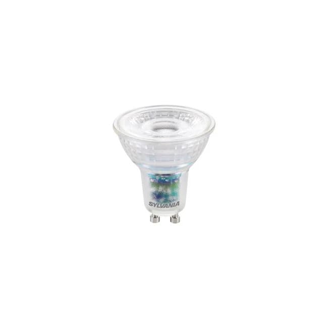6x Sylvania GU10 LED SpotØ50mm | 2W 4000K 360Lm 230V | 840 IP20 | RefLED Platinum
