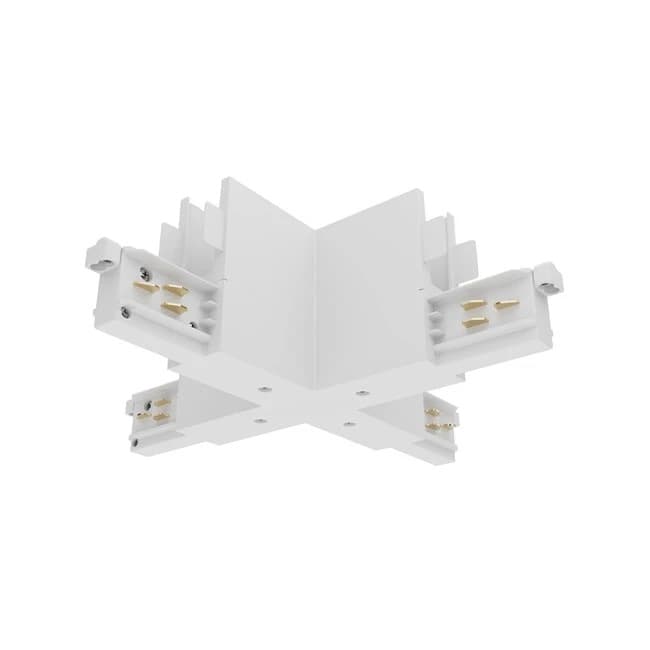 Concord Onderdeel | Koppeling/verbinder X-vorm | lytespan h-rail x-voeding wit 9017/w-h