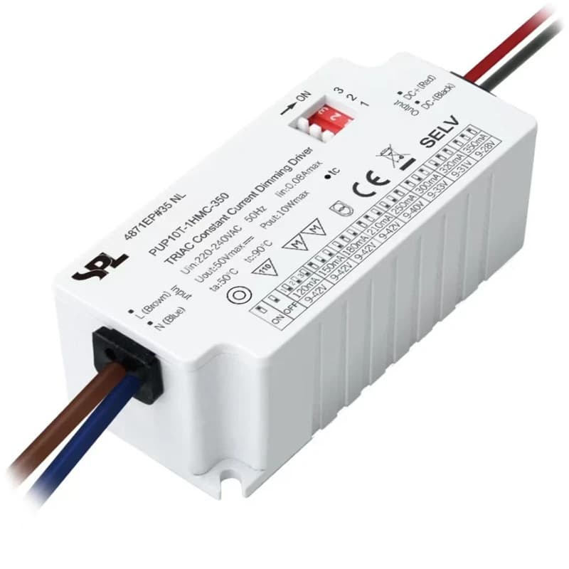 SPL LED Driver | 120mA/350mA 5.04W/9.8W 9V/42V | Dimbaar IP20