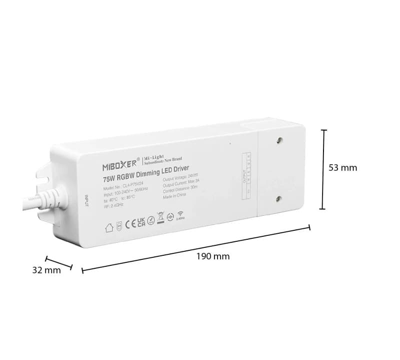 ELP LED Driver | mi-light driver 24v 75w rgbw thumbnail 2
