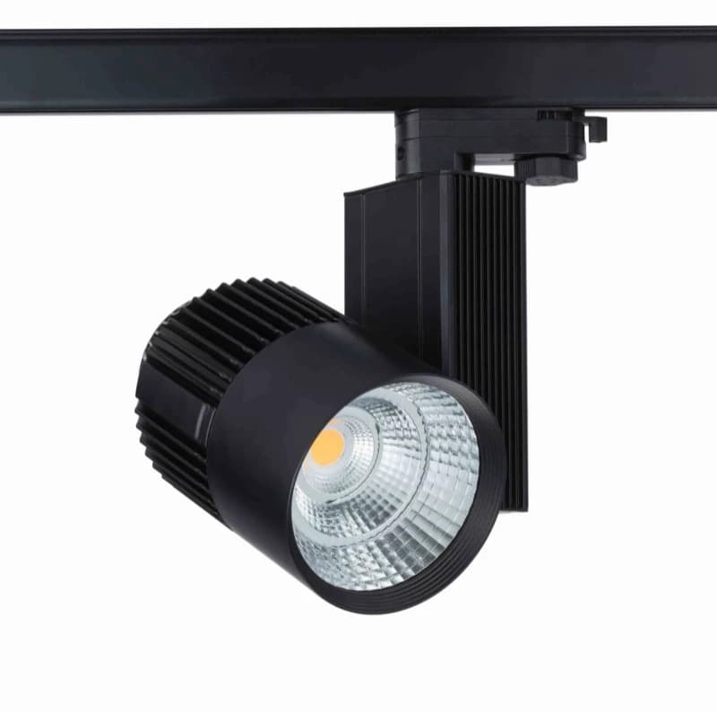 ELP 3-fase LED Railspot Zwart | 50W 3000K 4600Lm | 930 IP40