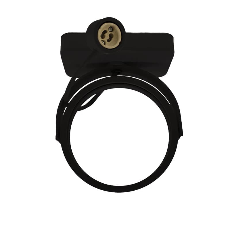 ELP ar111 opbouwarmatuur | euke | 1xgu10 fitting | zwart IP20 thumbnail 2