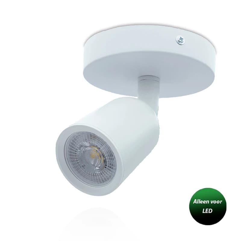 ELP plafondarmatuur locaste voor 1x gu10 wit IP22