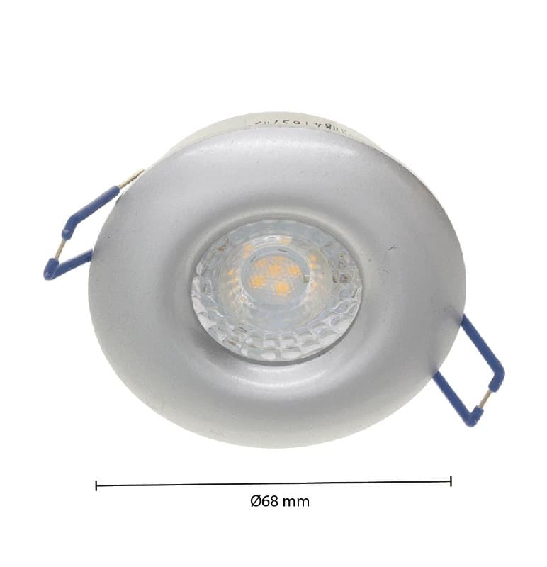 ELP gu10 armatuur thyone zilverØ70/73mm IP22 thumbnail 2