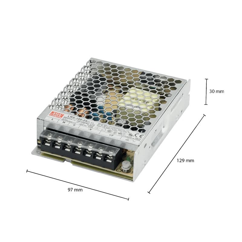 ELP LED Driver | 24v meanwell driver ip20 100w thumbnail 2