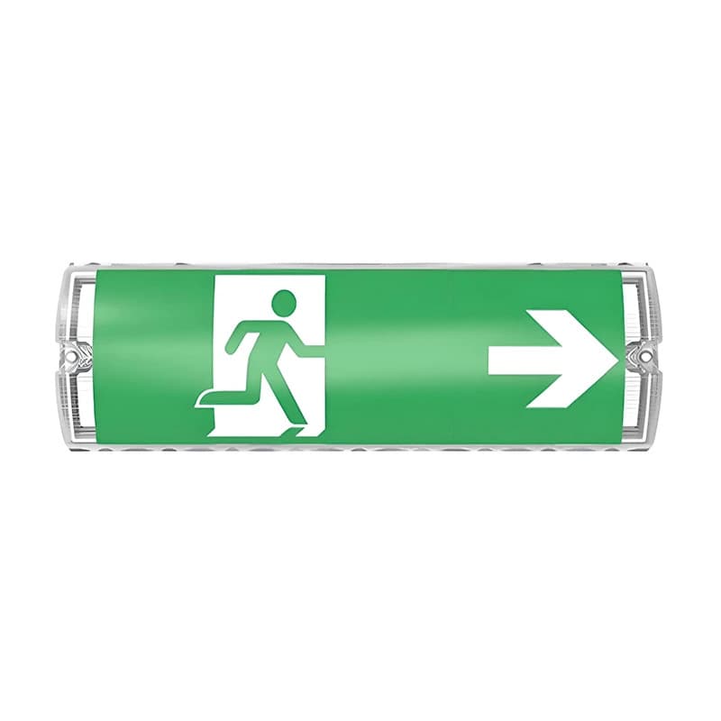 ELP Noodverlichting | pan 3w zwart incl pictogrammen thumbnail 2