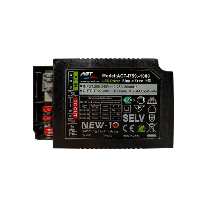 ELP LED Driver | 1-10 volt agt dimbaar led driver 38 watt thumbnail 2