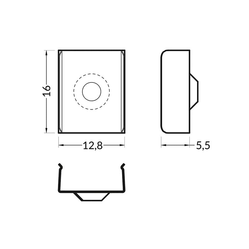 ELP Onderdeel LED-strip | bevestiging clip"z"smart 10mm + inbouw smart 10mm (20 stuks) thumbnail 2