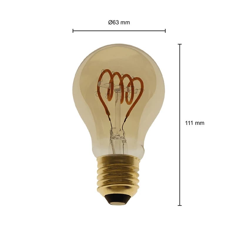 ELP E27 LED Lamp Sensor | 4W 2200K Amber 320Lm | 822 | Dimbaar thumbnail 2