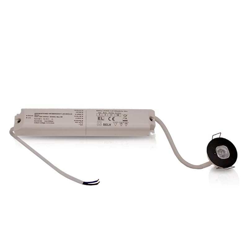 ELP Nood LED InbouwspotØ32/36mm | 1W 130Lm IP22 thumbnail 2