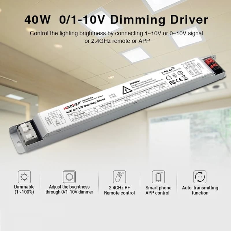 ELP LED Driver | mi-light dimbaar driver 1-10volt 40w thumbnail 2