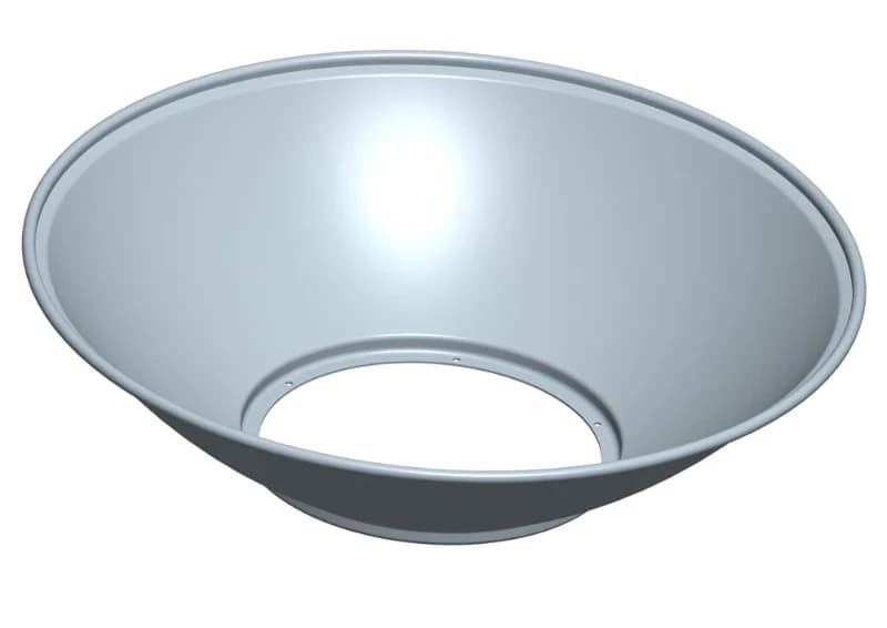 ELP Onderdeel | huc aluminium reflector 90° + korte schroeven thumbnail 2