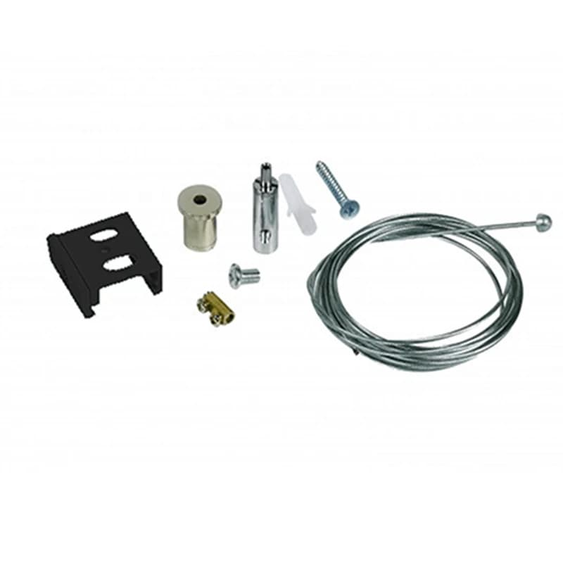 ELP Onderdeel | pendelset | 3 meter | zwart | voor 3-fase rails