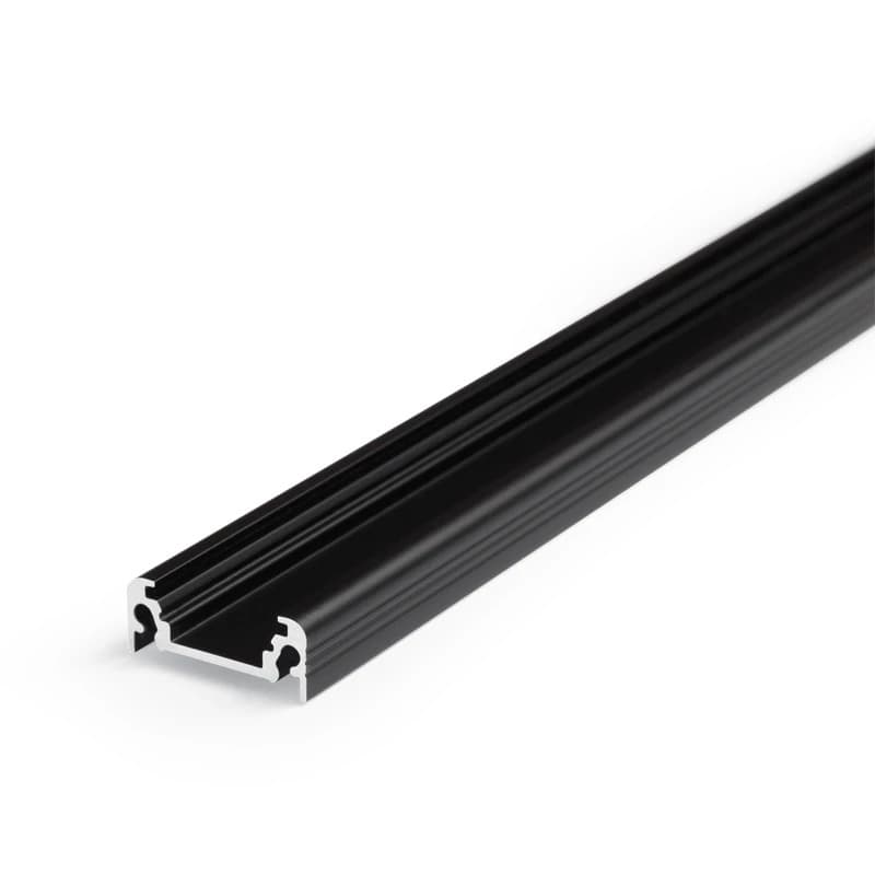 ELP Onderdeel LED-strip | profiel surface zwart 14mm 2mt