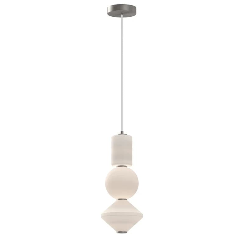 Alora Mood LED Hanglamp Bijou | 20W 3000K 830 | Brushed Nickel